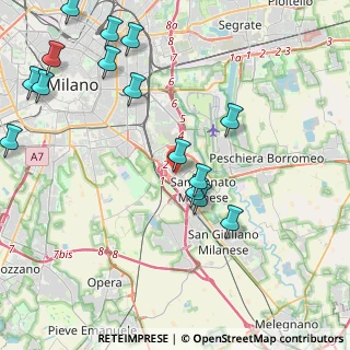 Mappa Piazza Boldrini, 20097 San Donato Milanese MI, Italia (5.114)