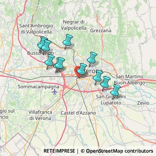 Mappa Via Generale Bava, 37137 Verona VR, Italia (6.31833)