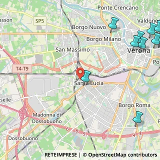Mappa Via Generale Bava, 37137 Verona VR, Italia (3.73833)