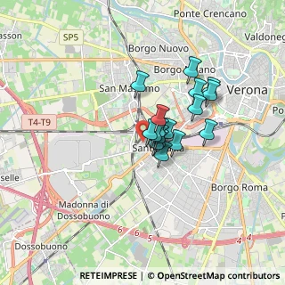Mappa Via Generale Bava, 37137 Verona VR, Italia (1.09235)
