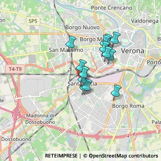 Mappa Via Brigata Acqui, 37137 Verona VR, Italia (1.33846)