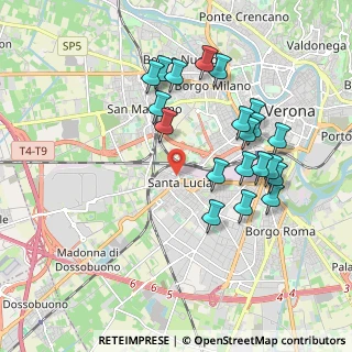 Mappa Via Brigata Acqui, 37137 Verona VR, Italia (1.8985)