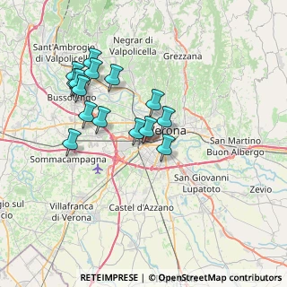 Mappa Via Brigata Acqui, 37137 Verona VR, Italia (6.68133)