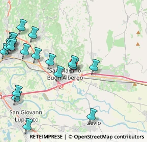 Mappa Via Romolo Nicolis, 37036 San Martino Buon Albergo VR, Italia (5.4345)