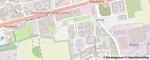 Mappa Peschiera Borromeo