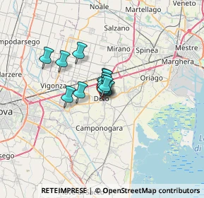 Mappa Via Zinelli, 30031 Dolo VE, Italia (3.19417)