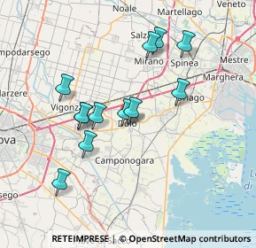 Mappa Via Zinelli, 30031 Dolo VE, Italia (6.555)