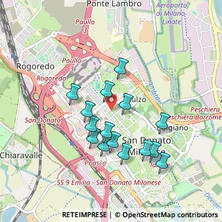 Mappa Via Ripalta, 20097 San Donato Milanese MI, Italia (0.82667)