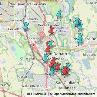 Mappa Via Ripalta, 20097 San Donato Milanese MI, Italia (2.2155)