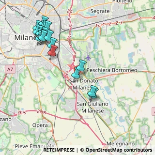Mappa Via Ripalta, 20097 San Donato Milanese MI, Italia (4.73222)