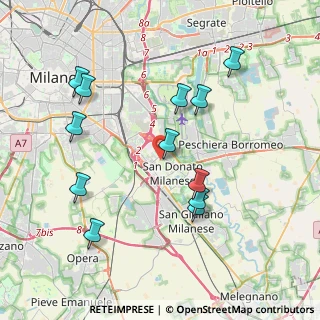 Mappa Via Ripalta, 20097 San Donato Milanese MI, Italia (4.05917)