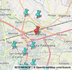 Mappa Via Podestarile, 35030 Padova PD, Italia (3.24063)