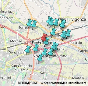 Mappa Via Podestarile, 35030 Padova PD, Italia (1.41)