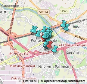 Mappa Via Podestarile, 35030 Padova PD, Italia (0.3815)
