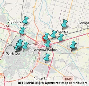 Mappa Via Podestarile, 35030 Padova PD, Italia (3.972)