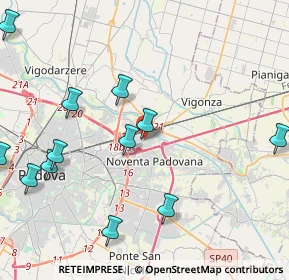 Mappa Via Podestarile, 35030 Padova PD, Italia (5.13)