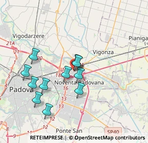 Mappa Via Podestarile, 35030 Padova PD, Italia (3.33091)