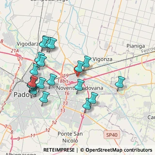 Mappa Via Antonio Fiorazzo, 35129 Padova PD, Italia (4.149)