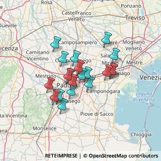 Mappa Via Antonio Fiorazzo, 35129 Padova PD, Italia (10.141)
