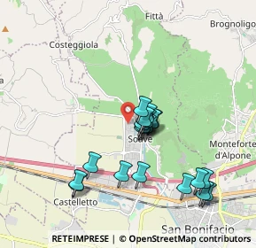 Mappa Via Aldrighetti, 37038 Soave VR, Italia (1.645)
