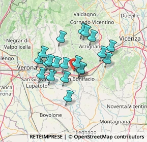 Mappa Via Aldrighetti, 37038 Soave VR, Italia (10.9045)