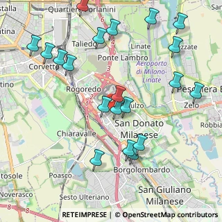 Mappa Via Fabiani, 20097 San Donato Milanese MI, Italia (2.3545)