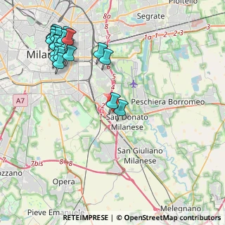 Mappa Via Fabiani, 20097 San Donato Milanese MI, Italia (5.2715)