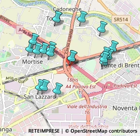 Mappa Corso Irlanda &, 35129 Padova PD, Italia (0.9255)