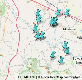 Mappa Via Capitello, 35030 Cervarese Santa Croce PD, Italia (3.62938)