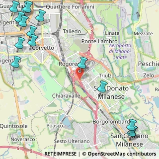 Mappa Raccordo Autostrada del Sole, 20097 San Donato Milanese MI, Italia (3.61467)