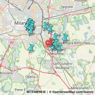 Mappa Raccordo Autostrada del Sole, 20097 San Donato Milanese MI, Italia (3.426)