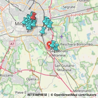Mappa Raccordo Autostrada del Sole, 20097 San Donato Milanese MI, Italia (4.528)