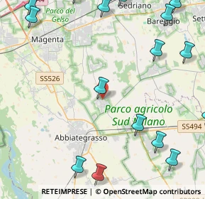 Mappa Via Leonardo da Vinci, 20080 Albairate MI, Italia (6.8855)
