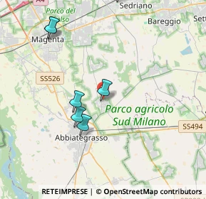 Mappa Via Leonardo da Vinci, 20080 Albairate MI, Italia (5.71182)