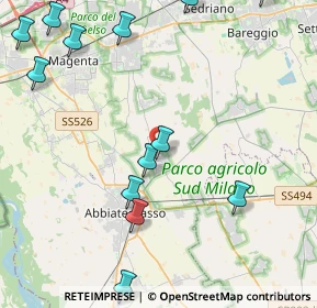 Mappa Via Leonardo da Vinci, 20080 Albairate MI, Italia (6.522)