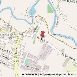 Mappa Via San Martino, 20, 35030 Cervarese Santa Croce, Padova (Veneto)