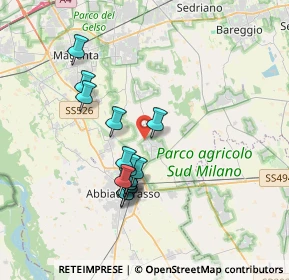 Mappa Via Gorizia, 20080 Albairate MI, Italia (3.16133)