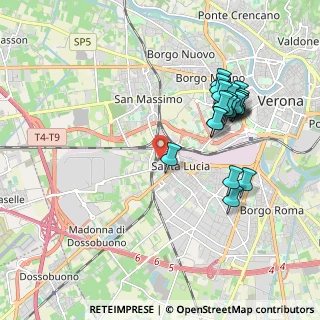 Mappa Via Brigata Cuneo, 37137 Verona VR, Italia (1.9725)