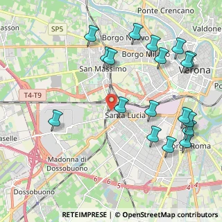 Mappa Via Brigata Cuneo, 37137 Verona VR, Italia (2.46667)