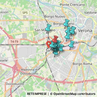 Mappa Via Brigata Cuneo, 37137 Verona VR, Italia (1.15176)
