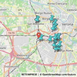 Mappa Via Brigata Cuneo, 37137 Verona VR, Italia (1.90059)