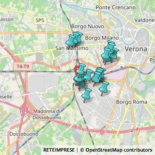 Mappa Via Brigata Cuneo, 37137 Verona VR, Italia (1.2405)