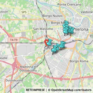 Mappa Via Brigata Cuneo, 37137 Verona VR, Italia (1.56167)