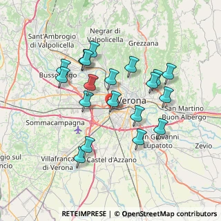 Mappa Via Brigata Cuneo, 37137 Verona VR, Italia (6.79158)