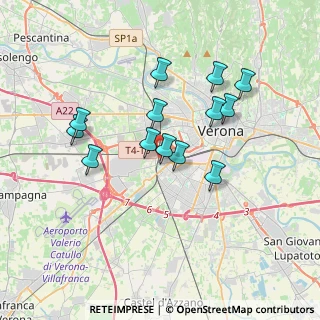 Mappa Via Brigata Cuneo, 37137 Verona VR, Italia (3.15923)