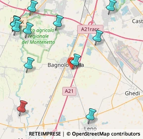 Mappa Via Monsignor Oscar Romero, 25021 Montichiari BS, Italia (5.80833)