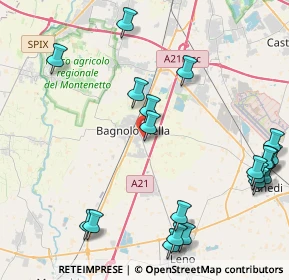 Mappa Via Monsignor Oscar Romero, 25021 Montichiari BS, Italia (5.38)