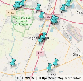 Mappa Via Monsignor Oscar Romero, 25021 Montichiari BS, Italia (4.74063)