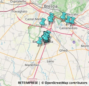 Mappa Via Monsignor Oscar Romero, 25021 Montichiari BS, Italia (4.01357)