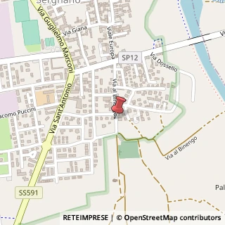 Mappa Via binengo 28, 26010 Sergnano, Cremona (Lombardia)